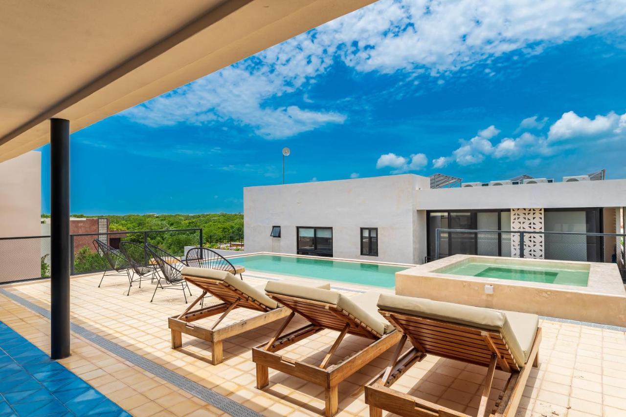 Luxury Apartament With Private Plunge Pool - Ground Floor Tulum Kültér fotó